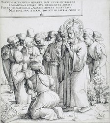 The Raising of Lazarus, 1545. Creator: Augustin Hirschvogel.