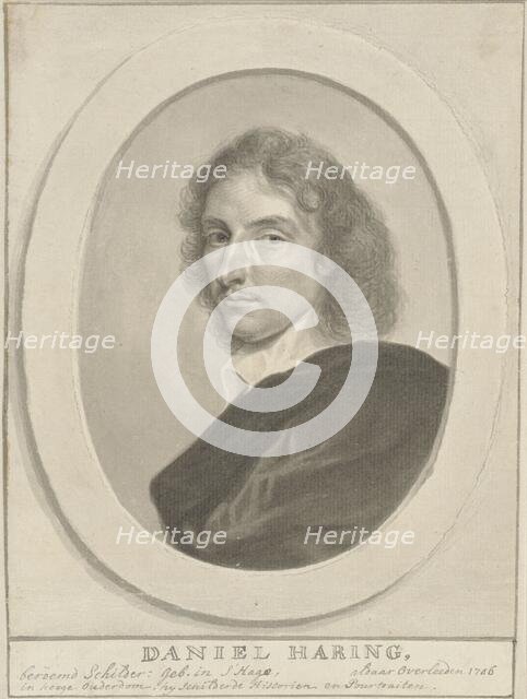 Portrait of Daniël Haringh, 1741-1795. Creator: Cornelis van Noorde.