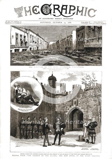 ''The Graphic, Front Cover Saturday October 13. 1888', 1888. Creator: Unknown.