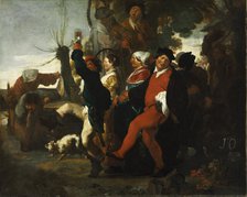 Village Wedding Procession, c1616-1618. Creator: Liss, Johann (1597-1631).