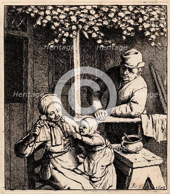 La Poupée Demandée, 1678. Creator: Adriaen van Ostade.