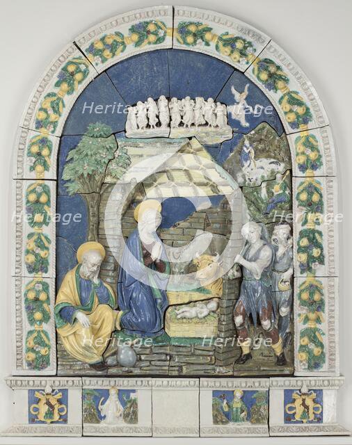 The Buonafede Nativity (image 1 of 2), c.1520. Creators: Benedetto Buglioni, Santi Buglioni.