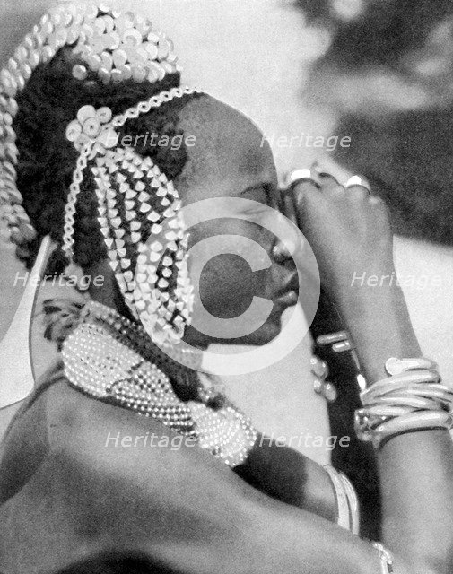 A Nigerian girl, 1936Artist: Wide World Photos