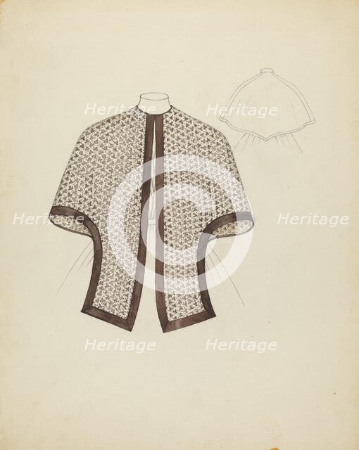 Cape, c. 1940. Creator: Rosalia Lane.