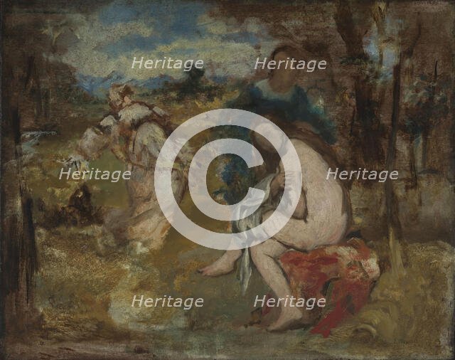 Surprised nymph, c1861. Creator: Edouard Manet.