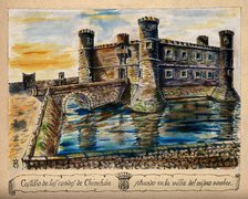 The imaginary castle of the Countess of Chinchon, where cinchona (quinine) was allegedly discovered. Creator: Unknown.