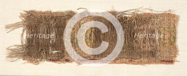 Textile Fragment, 13th century. Creator: Unknown.