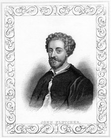 John Fletcher, early 17th century English playwright, early 19th century. Artist: Anon