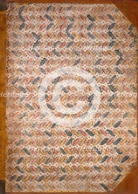 Marble endpaper, 1950s. Creator: English School (20th Century).