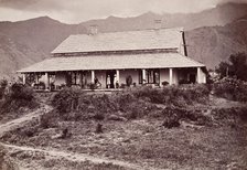 Tea estate bungalow at Sumali, 1860s. Creator: Unknown.