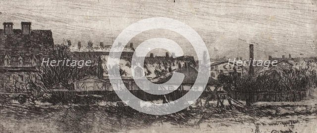 From the Window, Gysis School, Munich, 1883. Creator: Lewis Henry Meakin.