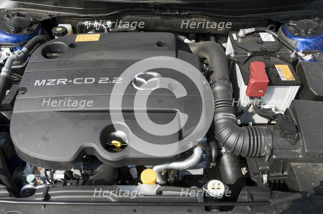 2010 Mazda 6 SL Estate engine Artist: Unknown.