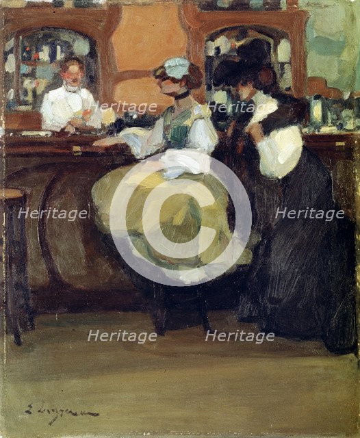 'Bar Tabarin', 1905.  Artist: Edmond Lempereur