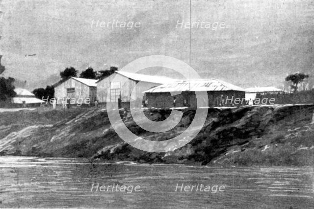 The French Aggressions in West Africa: scenes in the Royal Niger Company's Territory, 1898. Creator: Charles Forbes Harford-Battersby.