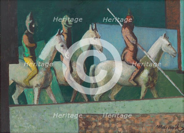 Riders, 1937. Creator: Cyprian Majernik.