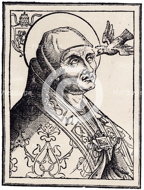 Pope Gregory I the Great. Artist: Anonymous  