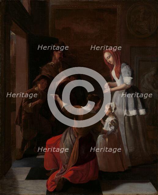 The players, c.1660-c.1682. Creator: Jacob Ochtervelt.