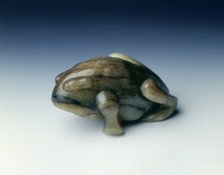 Jade frog, Late Ming dynasty, China, 1550-1644. Artist: Unknown