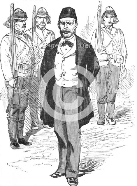 'Mahmoud Fehmy, Chief of Arabi's Staff', c1882. Artist: Unknown.