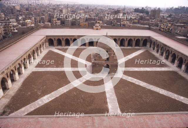 Mosque of Ibn Tulun, Built AD 876-879, Cairo, c20th century. Artist: CM Dixon.