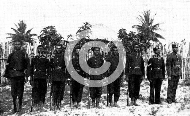 The Rising in Sierra Leone: Frontier Police, 1898. Creator: Unknown.