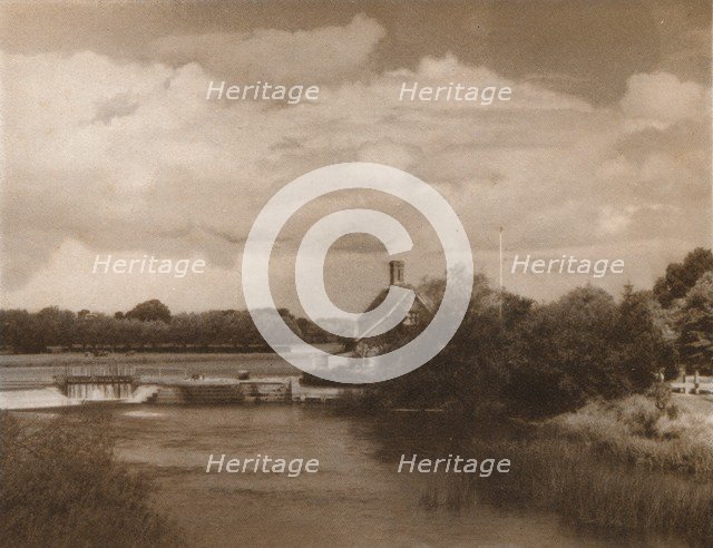 'Goring Lock', c1927, (1927). Artist: Reginald Belfield.