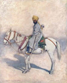 'A Mounted Mace-bearer', 1903. Artist: Mortimer L Menpes.