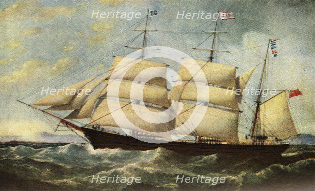 'The Joseph Cunard', 1839, (1938). Artist: Samuel Walters.