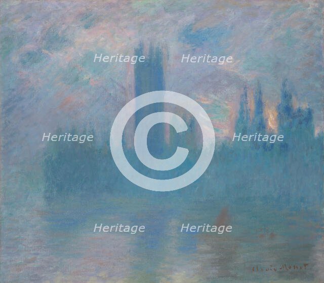 Houses of Parliament, London, 1900/01. Creator: Claude Monet.