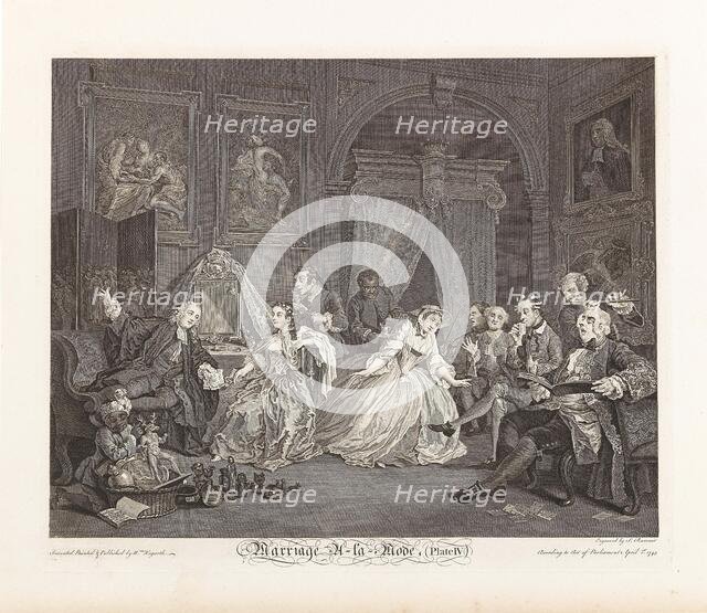 Marriage a la Mode. Plate IV: The Toilette, 1745. Creator: Hogarth, William (1697-1764).