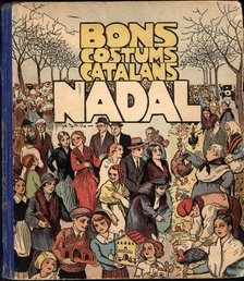 Cover of the children's book 'Nadal' (Christmas), from the collection 'Bons costums Catalans'. Il…