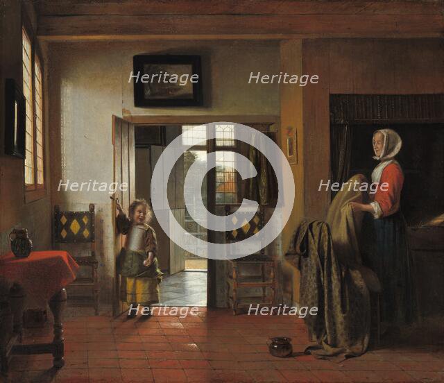 The Bedroom, 1658/1660. Creator: Pieter de Hooch.