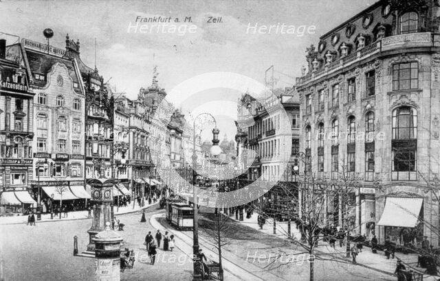 Frankfurt - Buildings and streets. Creator: Unknown.