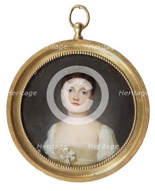 Unknown lady, late 18th-early 19th century. Creator: Marguerite Gerard.