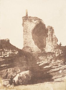 St. Andrews. The Fore Tower of the Castle, 1843-47. Creators: David Octavius Hill, Robert Adamson, Hill & Adamson.