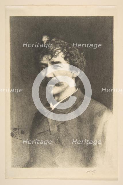 Whistler with the White Lock, undated. Creator: Thomas Robert Way.