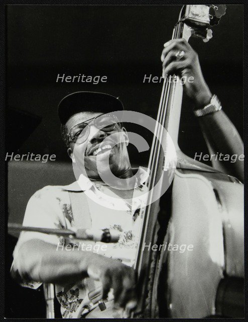 Bassist Major Holley, Beaulieu, Hampshire, July 1977. Artist: Denis Williams