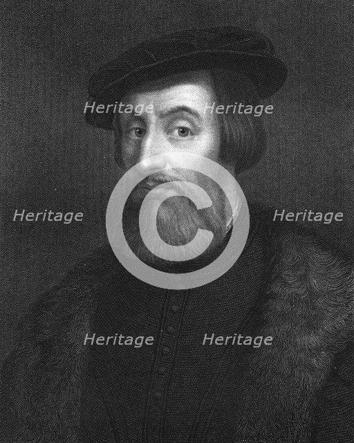 Hernan Cortes, 16th century Spanish conquistador, (1836).Artist: W Holl
