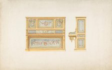 Design for a Piano, 19th century. Creator: Anon.