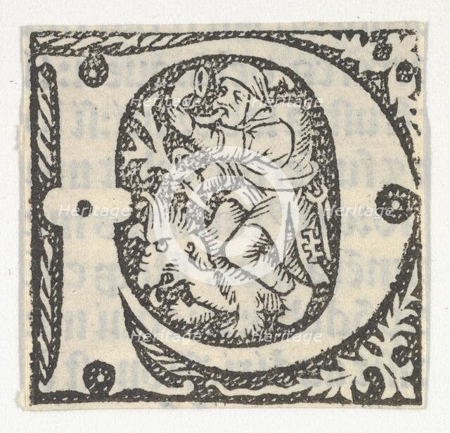 Decorated Roman alphabet, ca. 1499., ca. 1499. Creator: Anon.