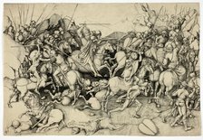 The Battle of St. James The Greater at Clavijo, n.d. Creator: Martin Schongauer.