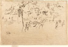 Saint James's Park, c. 1884/1886. Creator: James Abbott McNeill Whistler.