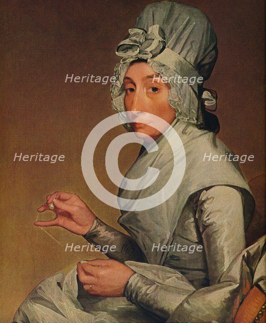 'Catherine Brass Yates (Mrs. Richard Yates)', 1793-1794. Artist: Gilbert Charles Stuart.