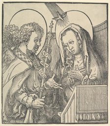 The Annunciation, 1515. Creator: Lucas van Leyden.