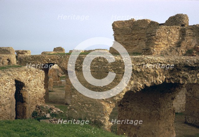 Baths of Antoninus Pius in Carthage. Artist: Unknown