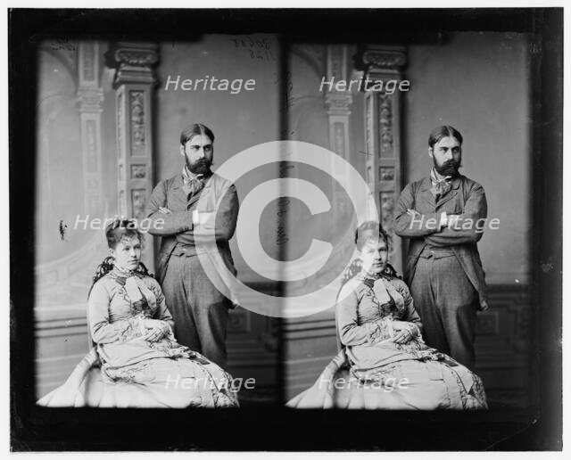 Satoris, Mr. & Mrs. (Nellie Grant), between 1865 and 1880. Creator: Unknown.