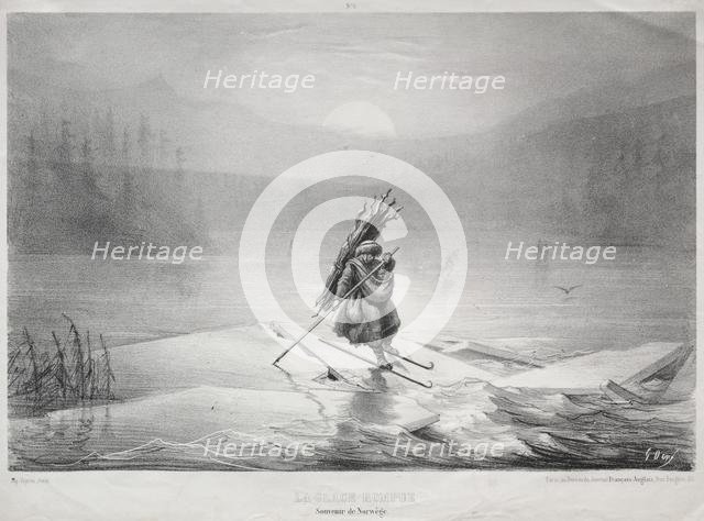 The Breaking Ice, Souvenir of Norway. Creator: Gustave Doré (French, 1832-1883).