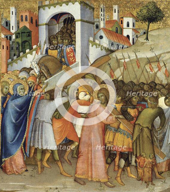 Christ on the route to Calvary, 1415. Creator: Andrea di Bartolo.