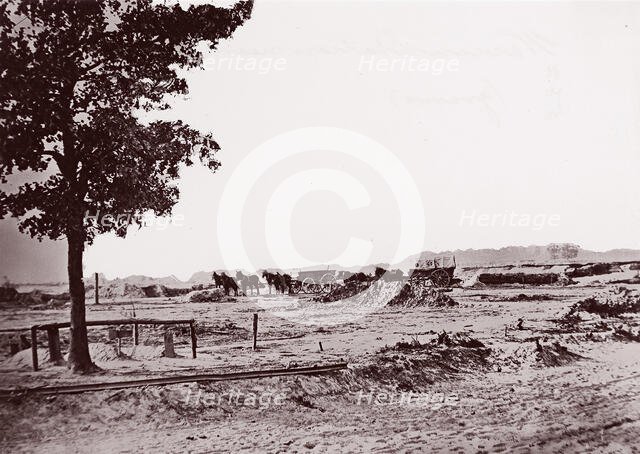 Warren Station, near Petersburg (graves), 1864. Creator: Tim O'Sullivan.