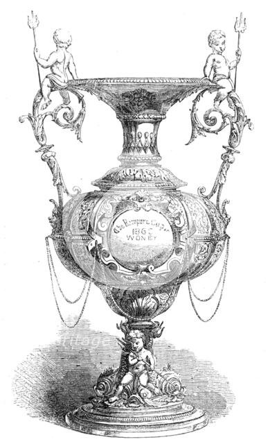 Rampoor Prize Cup of the Northern India Rifle Association, won by Mr. R. G. Currie..., 1864. Creator: Unknown.